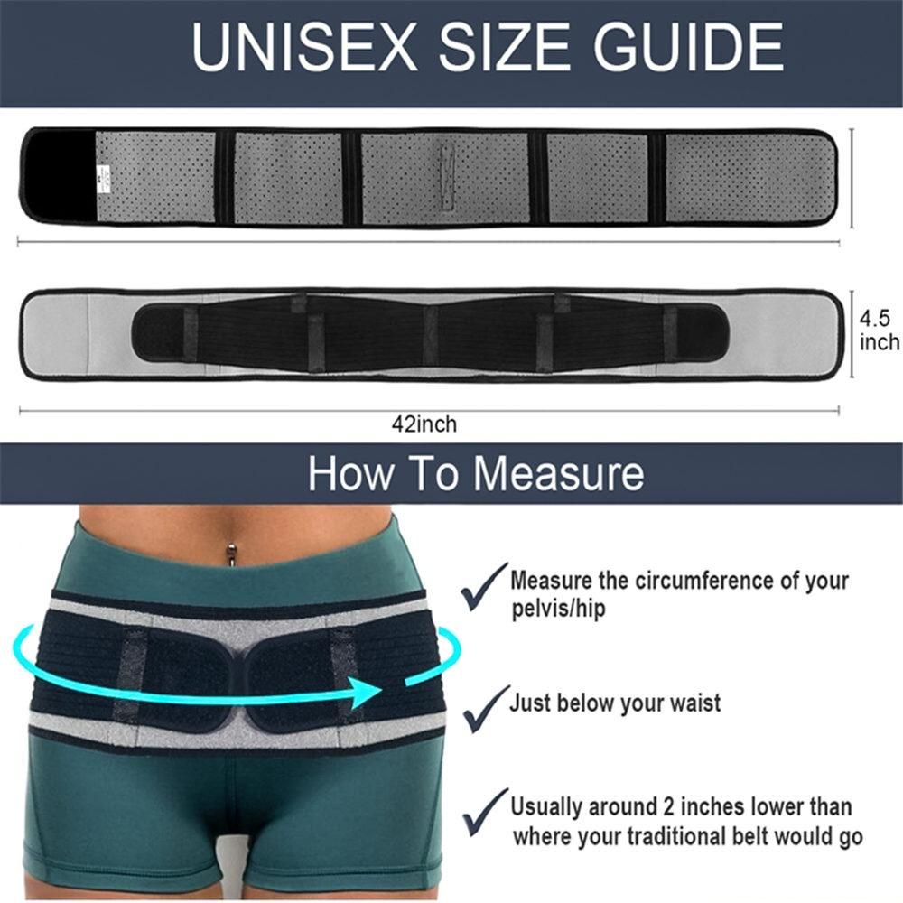 Sacroiliac SI Joint Hip Belt for Sciatica Pelvic Back Lumbar Pelvic Support