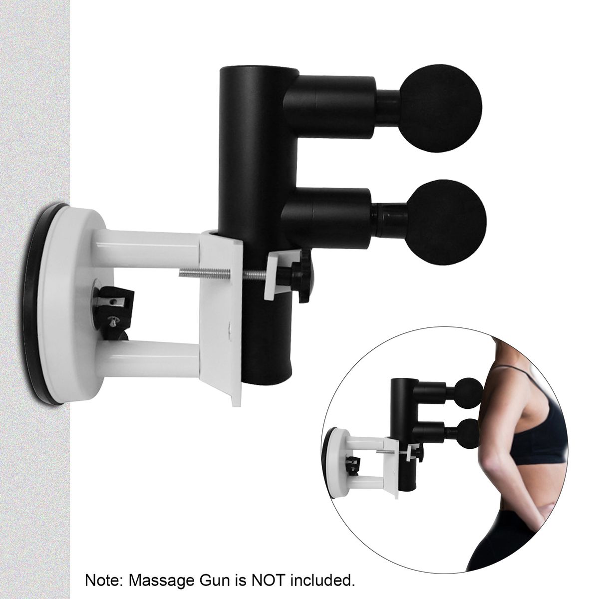 Fascia Gun Holder Hands Free Massage Gun Rack For Back Self