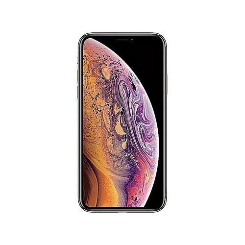 IPhone XS Max (4GB RAM, 64GB ROM) IOS 12 (12MP + 12MP)+7MP (single Sim) Gold & 10D Screen Protector + Silicon Back Case