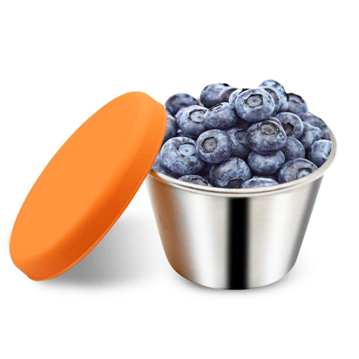 50ml Seasoning Box Small Dipping Sauce Cup Orange
