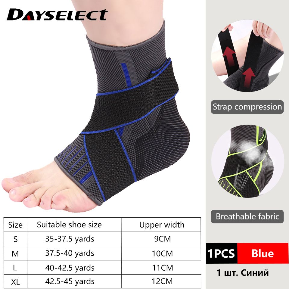 1Pcs Ankle Brace Foot Sports Socks Compression Support