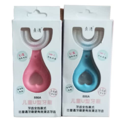 Kids Silicone Tooth Brush X2