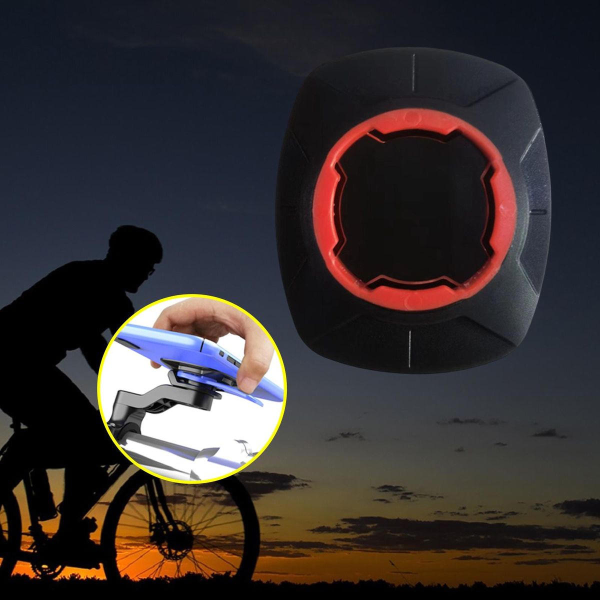 Motocycle Handlebar Mount Handlebar Accessories Mobile Red