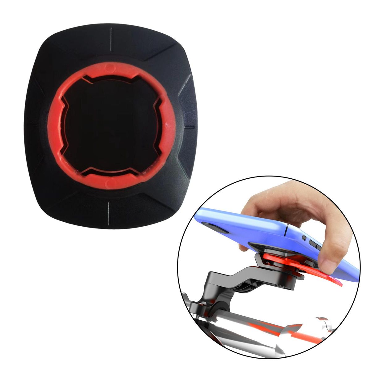 Motocycle Handlebar Mount Handlebar Accessories Mobile Red