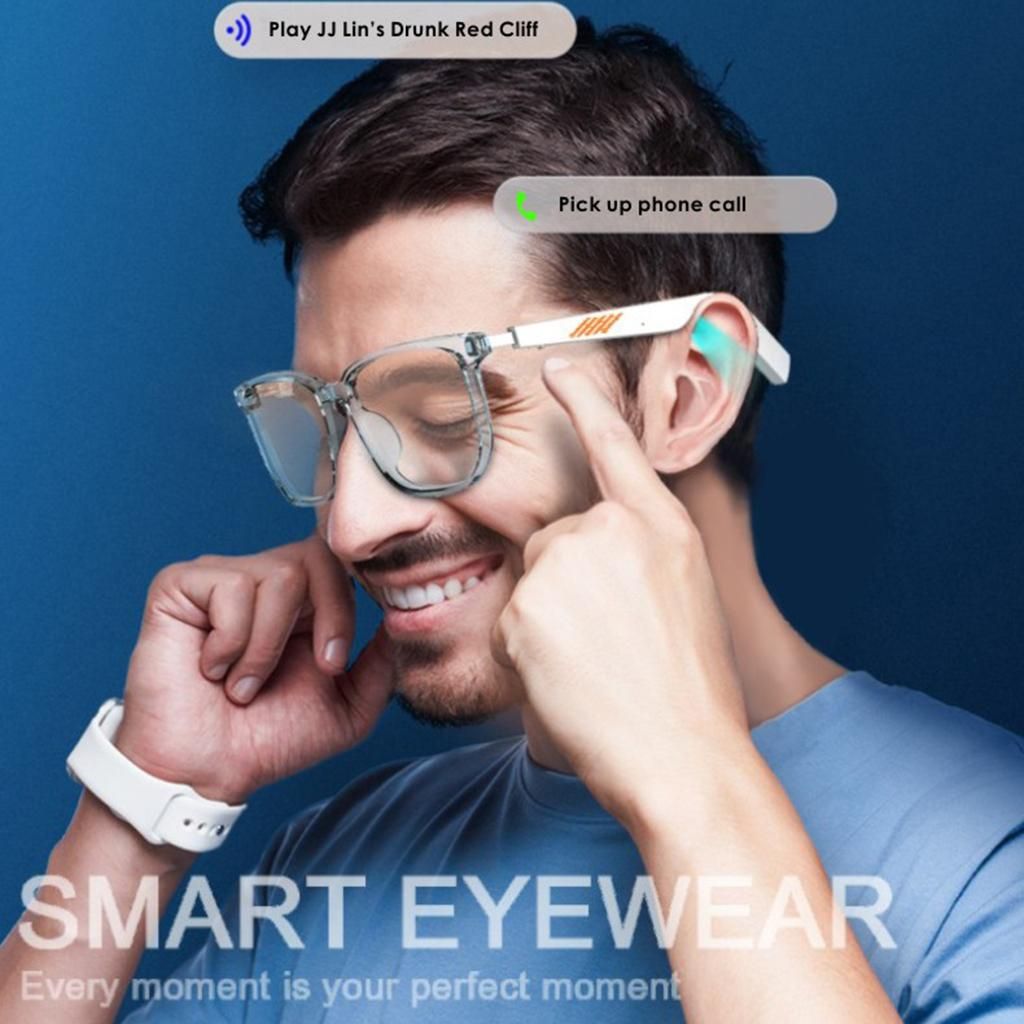 Audio Eyeglasses Smart Bluetooth Wireless Music Headset