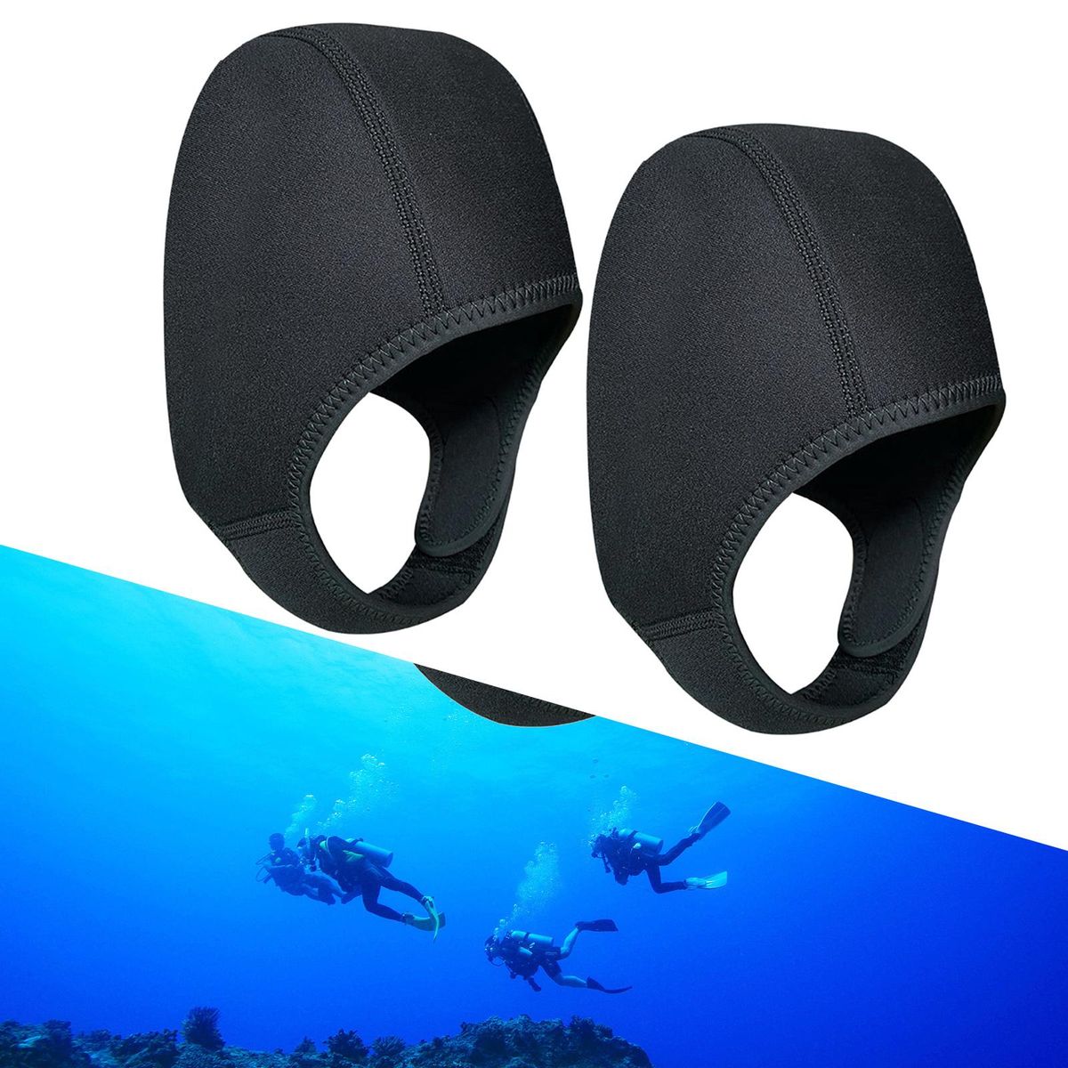 2pxs Diving Wetsuit Hood Adult Thermal Waterproof Surfing Hat