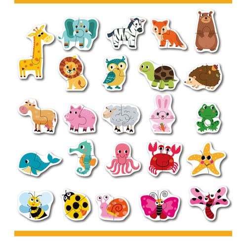 Kids Learning Educational Matching Puzzle - Animals