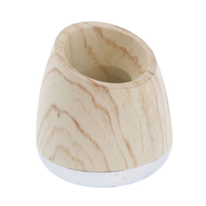 Wood Grain Men Shaving Safety Razors Stand Holder Support For Beige