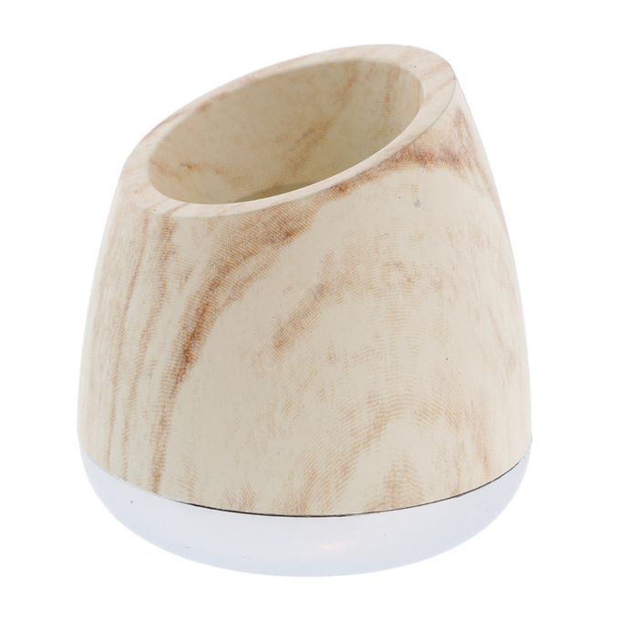 Wood Grain Men Shaving Safety Razors Stand Holder Support For Beige