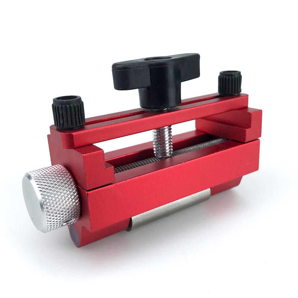 Angle Adjustable Sharpener Woodworking Perforator Woodworking Tool Sharpening Jig Width Adjustment Inclined Edges Wood Chisel Fixing Bracket
