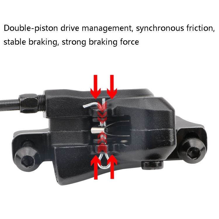 Bicycle Brake Left Back 1400mm + Disc Brake