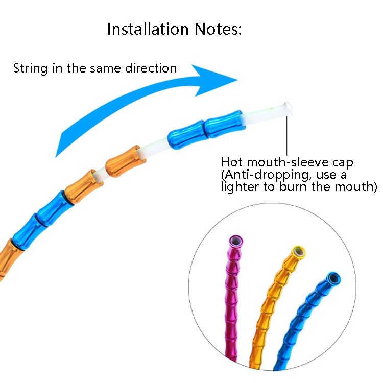 Bicycle Aluminum Alloy Brake Outer Tube, Colour: Purple