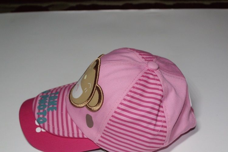 Girls Pink Face Cap(adjustable)
