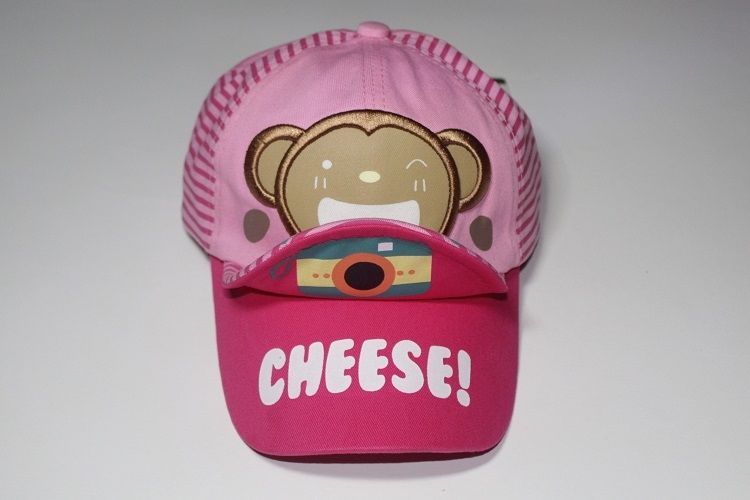 Girls Pink Face Cap(adjustable)