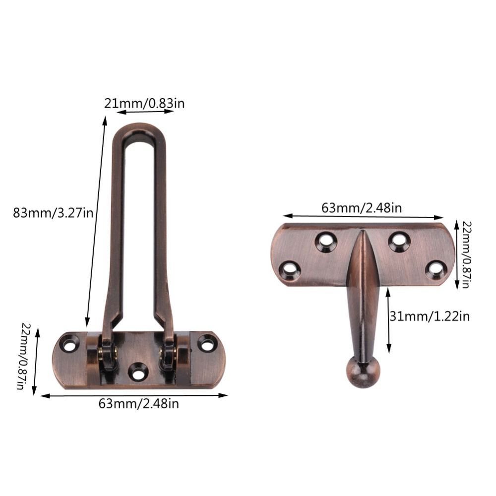 Alloy Safety Guard Security Door Lock Latch