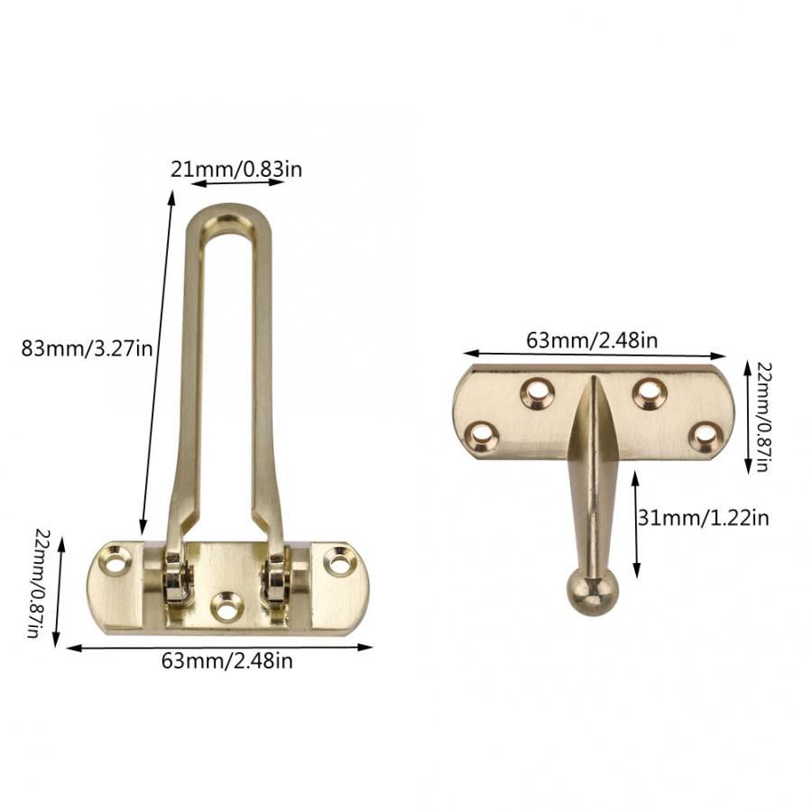 Alloy Safety Guard Security Door Lock Latch