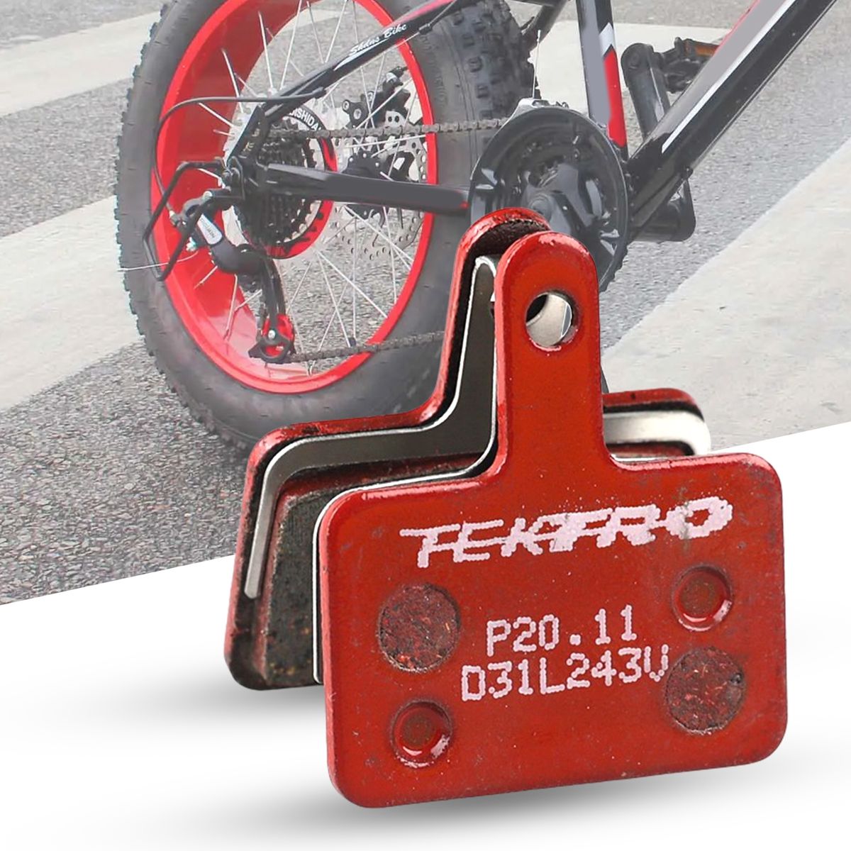 1 Set Disc Brake Pad Tear Resistant Disc Brake Pad Sets