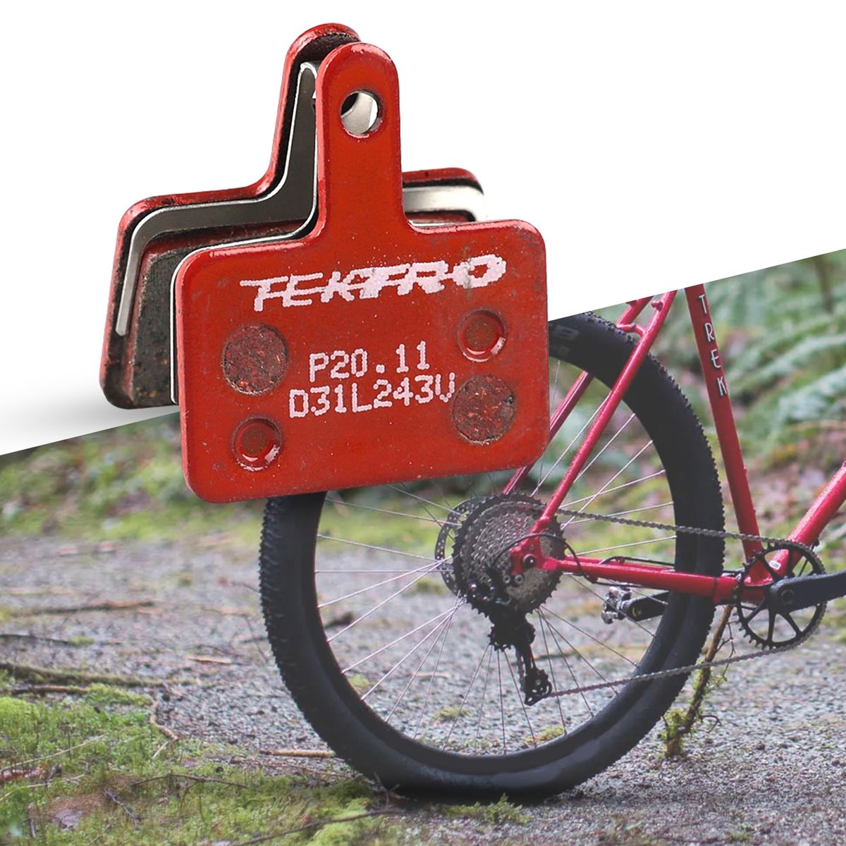 1 Set Disc Brake Pad Tear Resistant Disc Brake Pad Sets