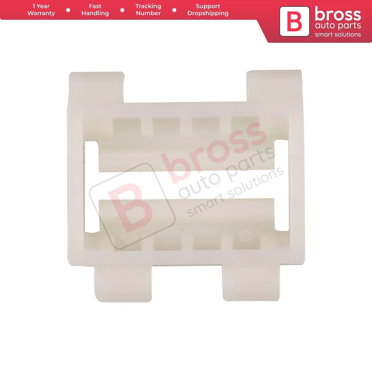 Bross Auto Parts BCF1867 10 Pieces Moulding Clips for Mercedes W201: 0019885081