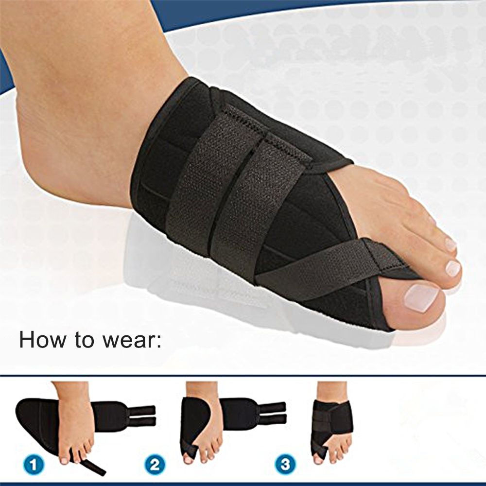 1 Pair Bunion Corrector Hallux Valgus Straightener - M