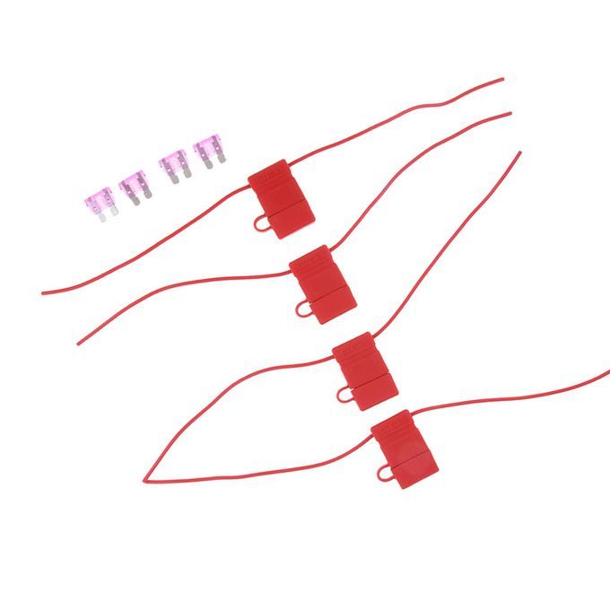 4pcs 20GA Gauge APM ATM MINI  Inline Fuse Holder Car Truck