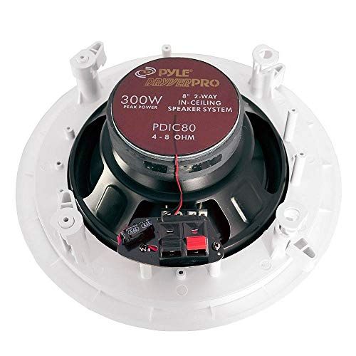Pyle PDIC80 8 Inch 2 Way In CeilingWall Home Speaker System
