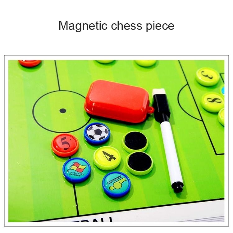 Aluminum Alloy Frame+PVC Double-Sided Magnetic Portable Football Tactical Training Guidance Board