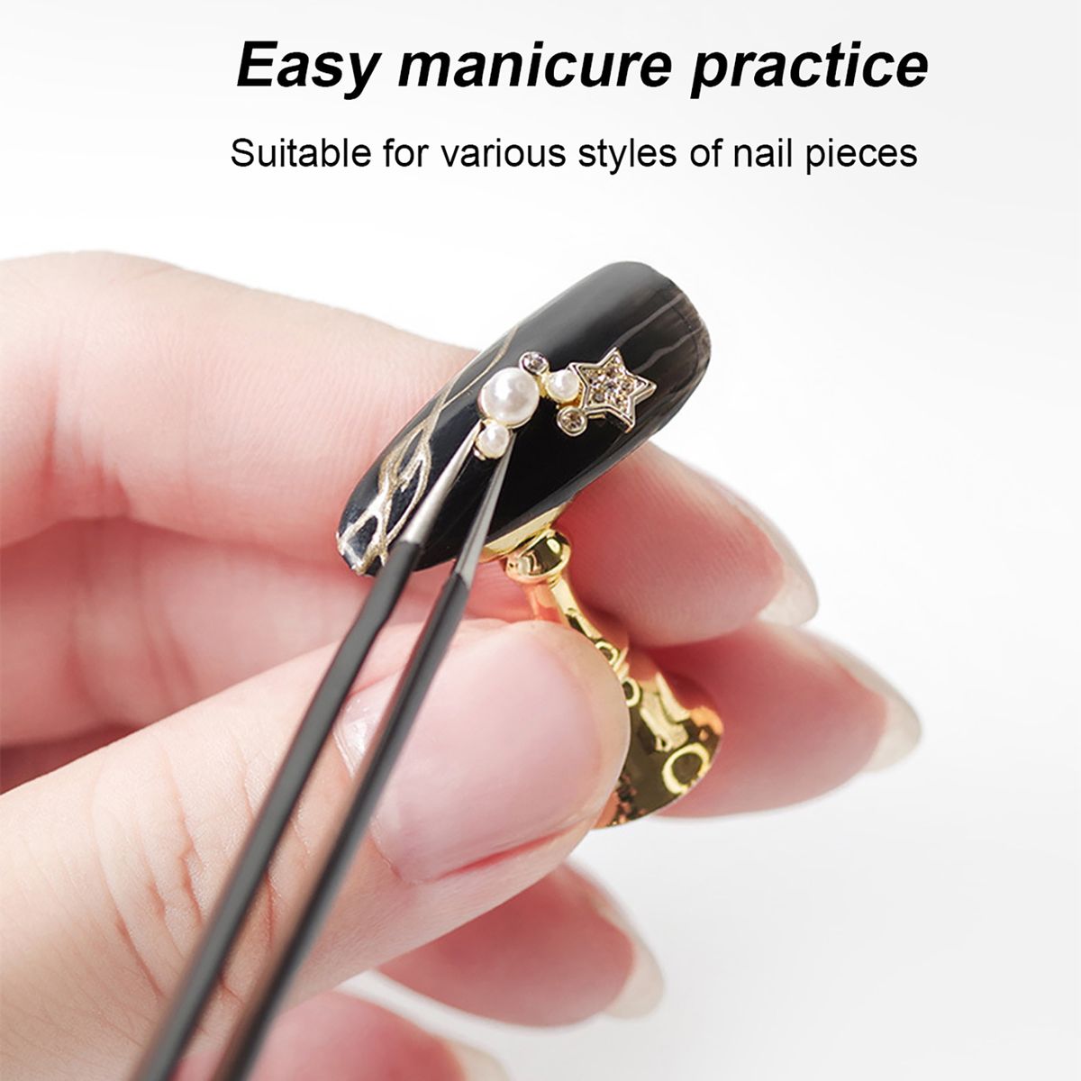 Acrylic Nail Art Practice Stands Magnetic Nail Tips Holders