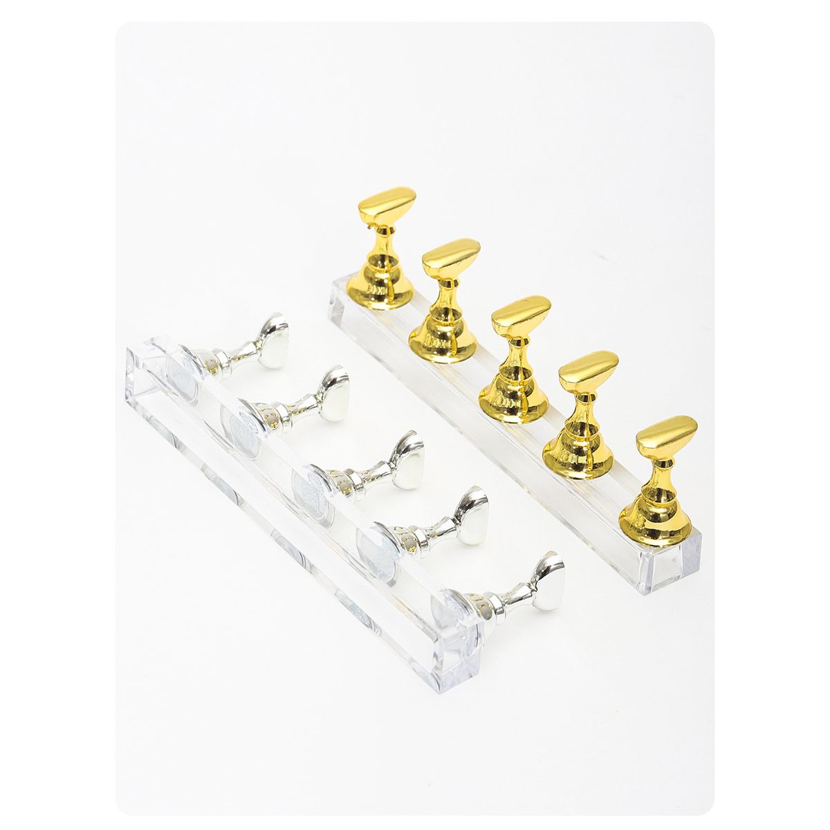 Acrylic Nail Art Practice Stands Magnetic Nail Tips Holders