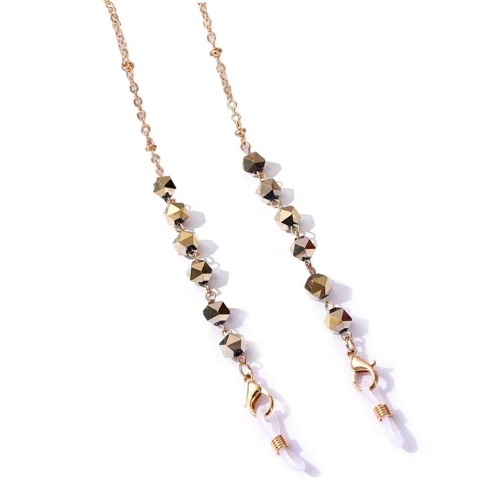 Exquisite Fashion Glasses Strap Sunglasses Chain Cords 10g Non-slip 70cmx7mm Berg Crystal Glasses Chain Motorcycle Accessories