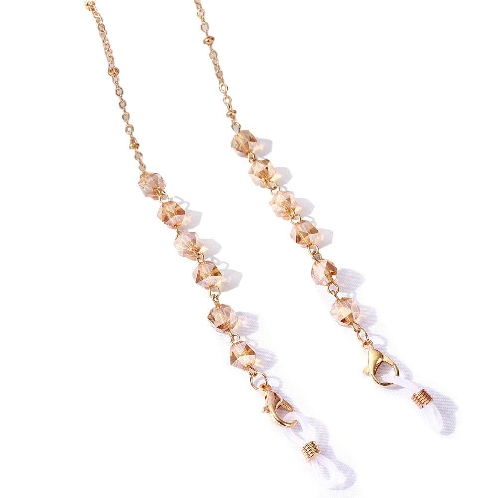 Exquisite Fashion Glasses Strap Sunglasses Chain Cords 10g Non-slip 70cmx7mm Berg Crystal Glasses Chain Motorcycle Accessories