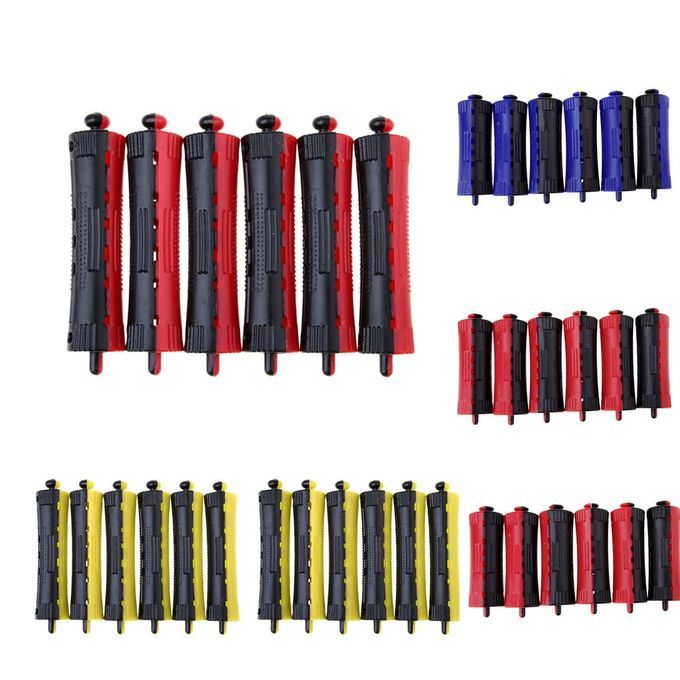 6x Perming Rod Rollers Perm Curlers Hair Styling Design Beauty Salon