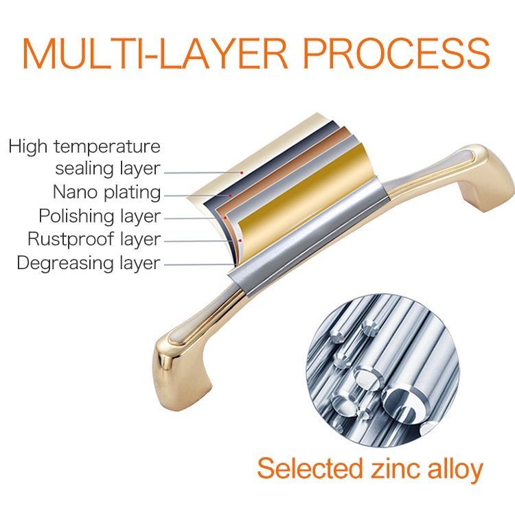 Zinc Alloy Cabinet Drawer Door Handle