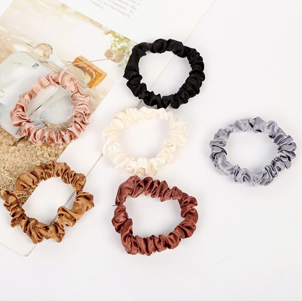 6x Womens Hair Scrunchies Hair Band Stretch Hair Ties  Hair