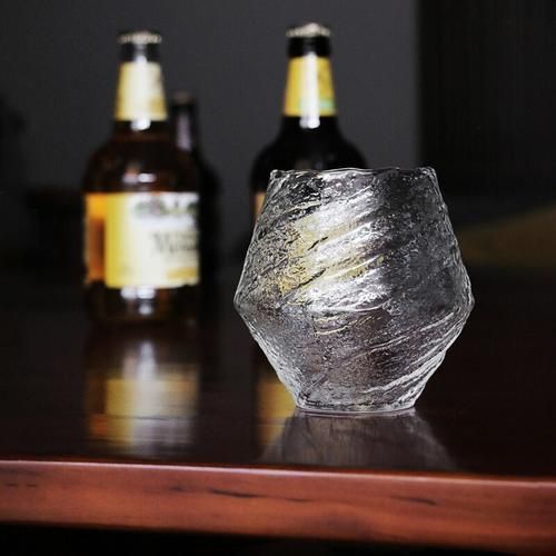 380ml Creative Whiskey Glass Cocktail Brandy Vodka Wine Beer Cup Heat Resistant Tea Coffee Juice Water Mug Diamond Crystal Glass