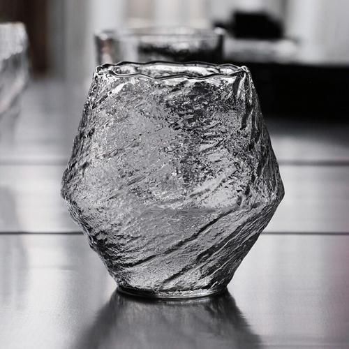 380ml Creative Whiskey Glass Cocktail Brandy Vodka Wine Beer Cup Heat Resistant Tea Coffee Juice Water Mug Diamond Crystal Glass