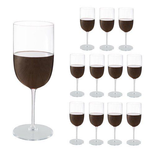 Draw Life Plastic Disposable Wine Glasses