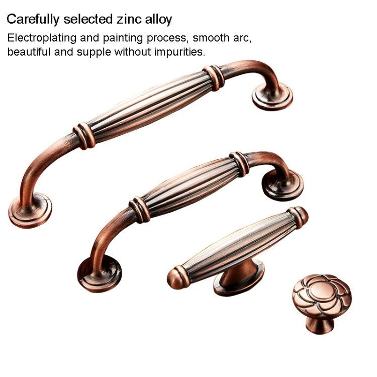 Red Bronze Handle For Wood Furniture