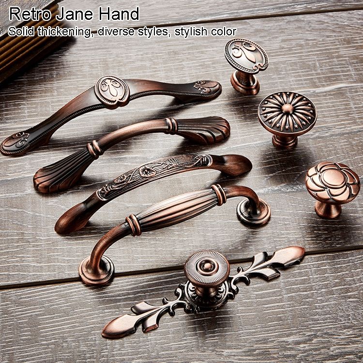 Red Bronze Handle For Wood Furniture