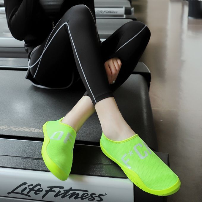 Big Size Water Shoes Beach Diving Yoga Shoes-Green
