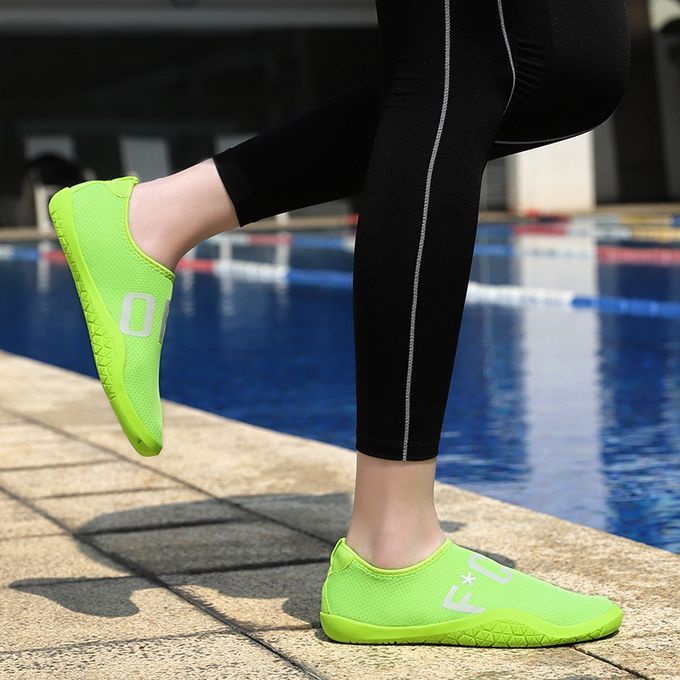 Big Size Water Shoes Beach Diving Yoga Shoes-Green