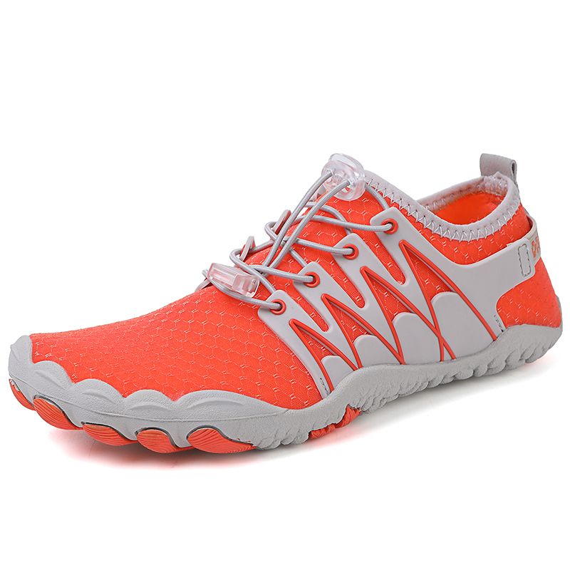 Men' Swimming Shoes Beach Shoes Quick-Dry Water Shoes Orange