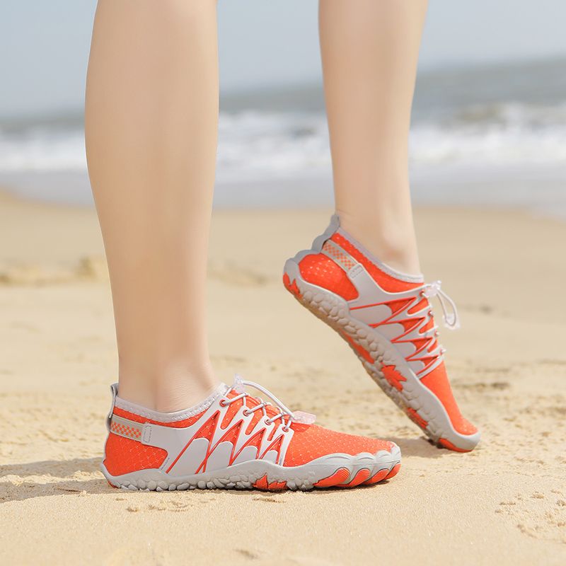 Men' Swimming Shoes Beach Shoes Quick-Dry Water Shoes Orange