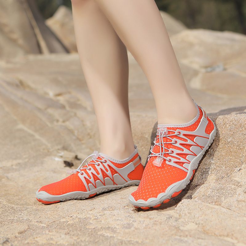 Men' Swimming Shoes Beach Shoes Quick-Dry Water Shoes Orange