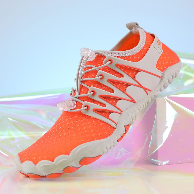 Men' Swimming Shoes Beach Shoes Quick-Dry Water Shoes Orange