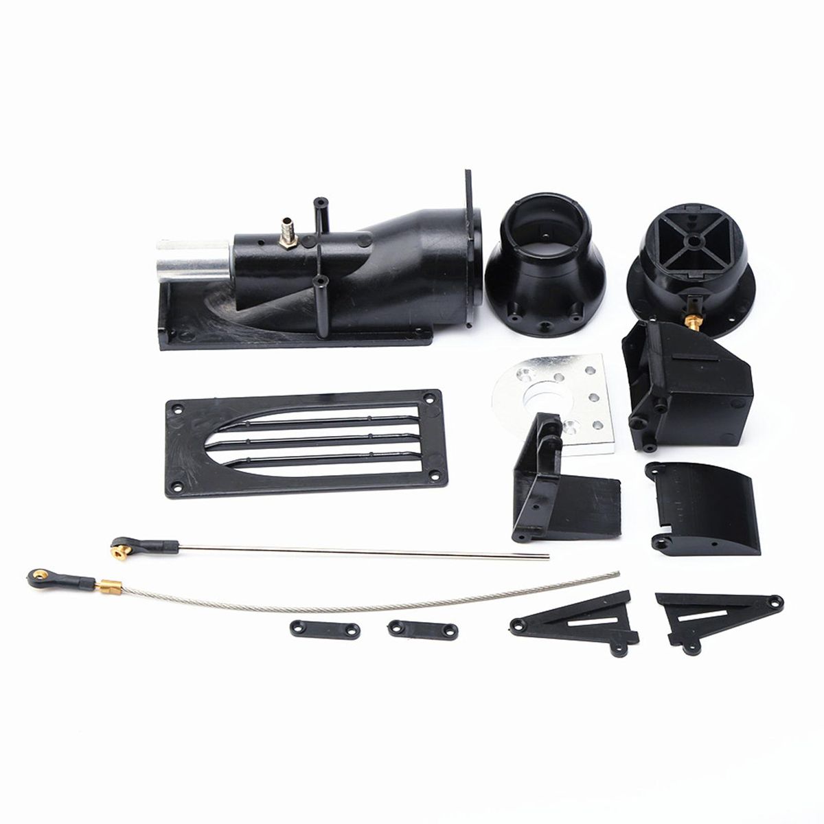 RC Boat Thruster Jet Pump Set Propeller Pusher Spray Water Thruster with F540 3650 3000KV Brushless Motor for 1/10 1/8 RC Boat