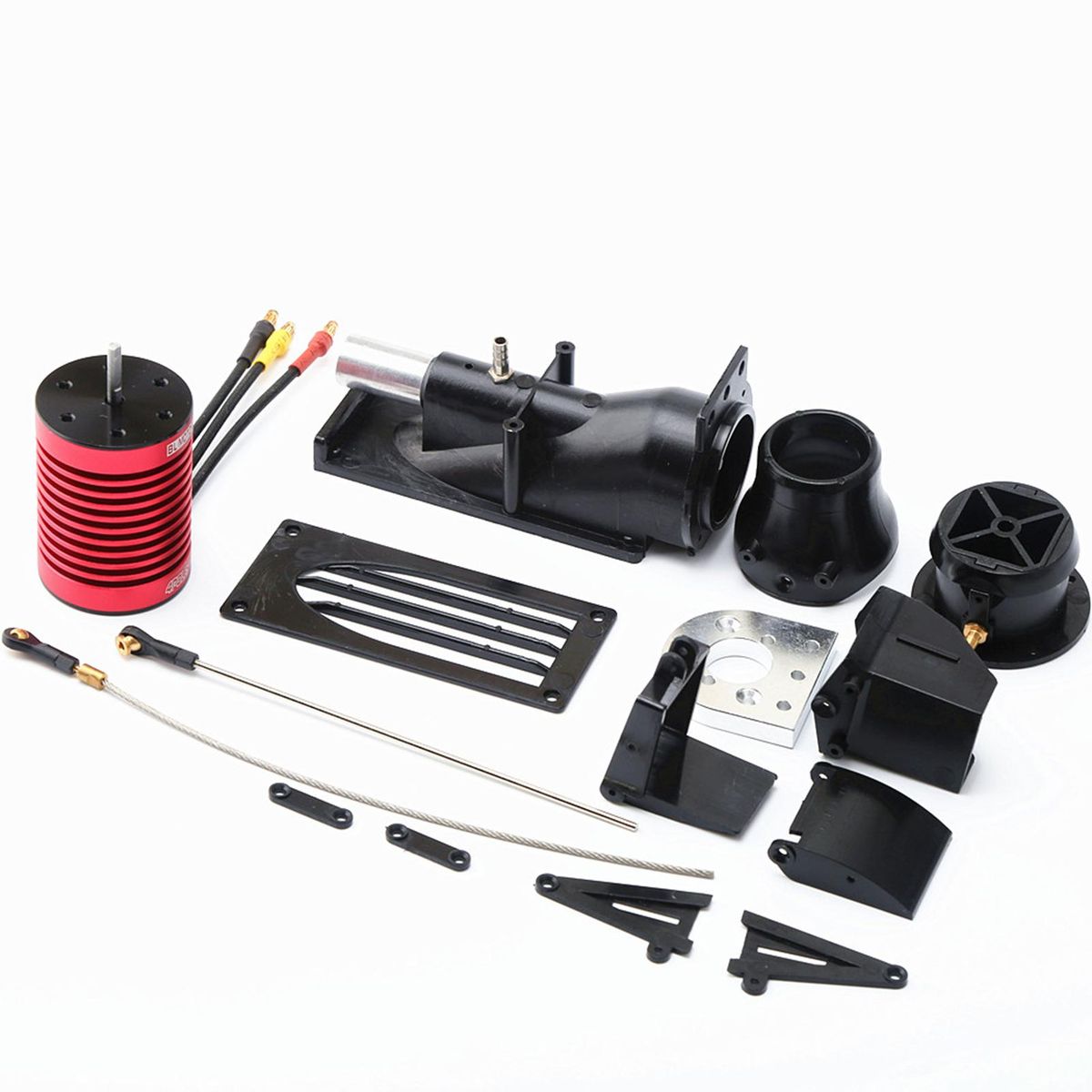 RC Boat Thruster Jet Pump Set Propeller Pusher Spray Water Thruster with F540 3650 3000KV Brushless Motor for 1/10 1/8 RC Boat