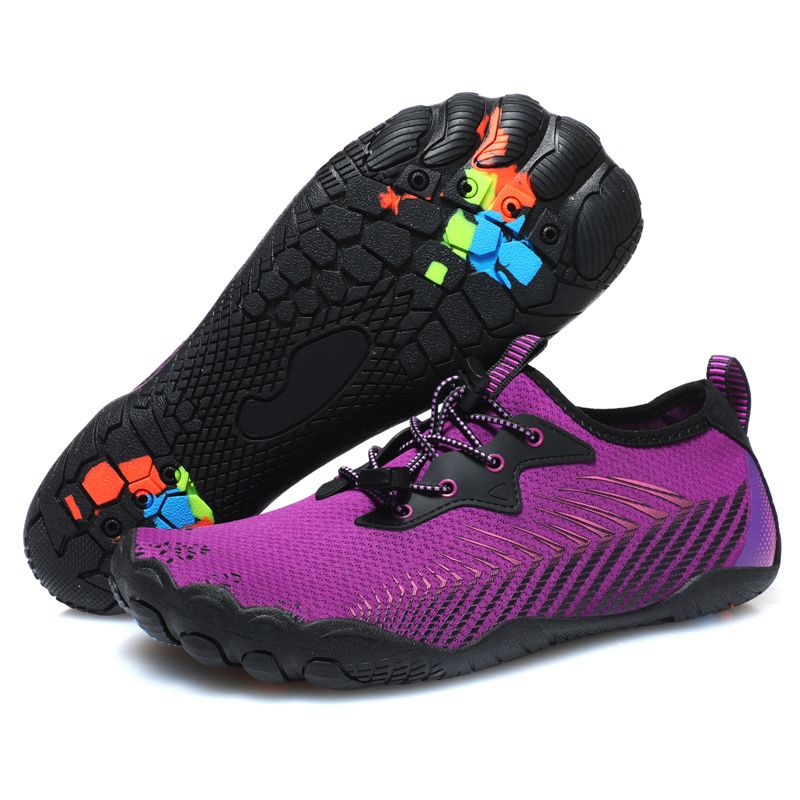 Men's Shoes Large Size Beach Swimming Wading Shoes Purple