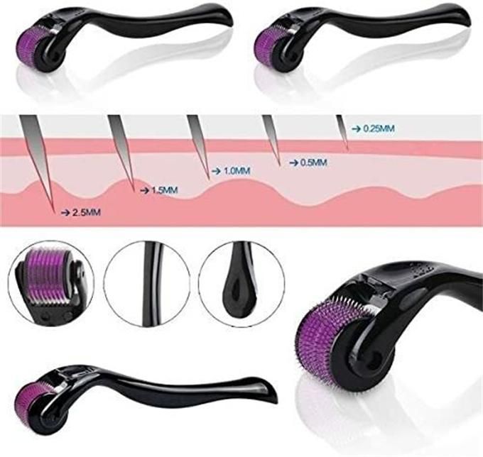 Derma Roller 0.5mm 540 for skin, beard and hair