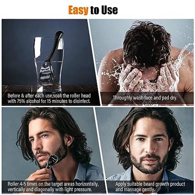 Derma Roller 0.5mm 540 for skin, beard and hair